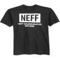 thumbnail image 1 of Neff New World - Camiseta gráfica para hombre, color negro, grande, 1 of 1