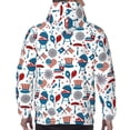 thumbnail image 7 of Haiem Fourth Of July Party Patterned Men's Hoodie with Kangaroo Pocket - Ideal Pullover Sweatshirt for Daily Wear, Travel, and Home-X-Large, 7 of 7