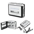 thumbnail image 3 of Ashata USB Cassette Tape to PC MP3 CD Switcher Converter Capture Audio Music Player with Headphones, cassette to mp3 converter, cassette player, 3 of 7