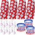 thumbnail image 1 of Set de regalos para fiestas Yaomiao Baseball con 12 bolsas de regalos y 12 llaveros, 1 of 7