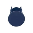 thumbnail image 6 of Linon Wren 18.5" Round Accent Side Table with Shelf in Navy Blue Painted Wood, 6 of 7