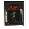 thumbnail image 2 of Historic Framed Print, W.P.A. Federal Theatre Presents Faustus" by Christopher Marlowe" - 3, 17-7/8" x 21-7/8", 2 of 9