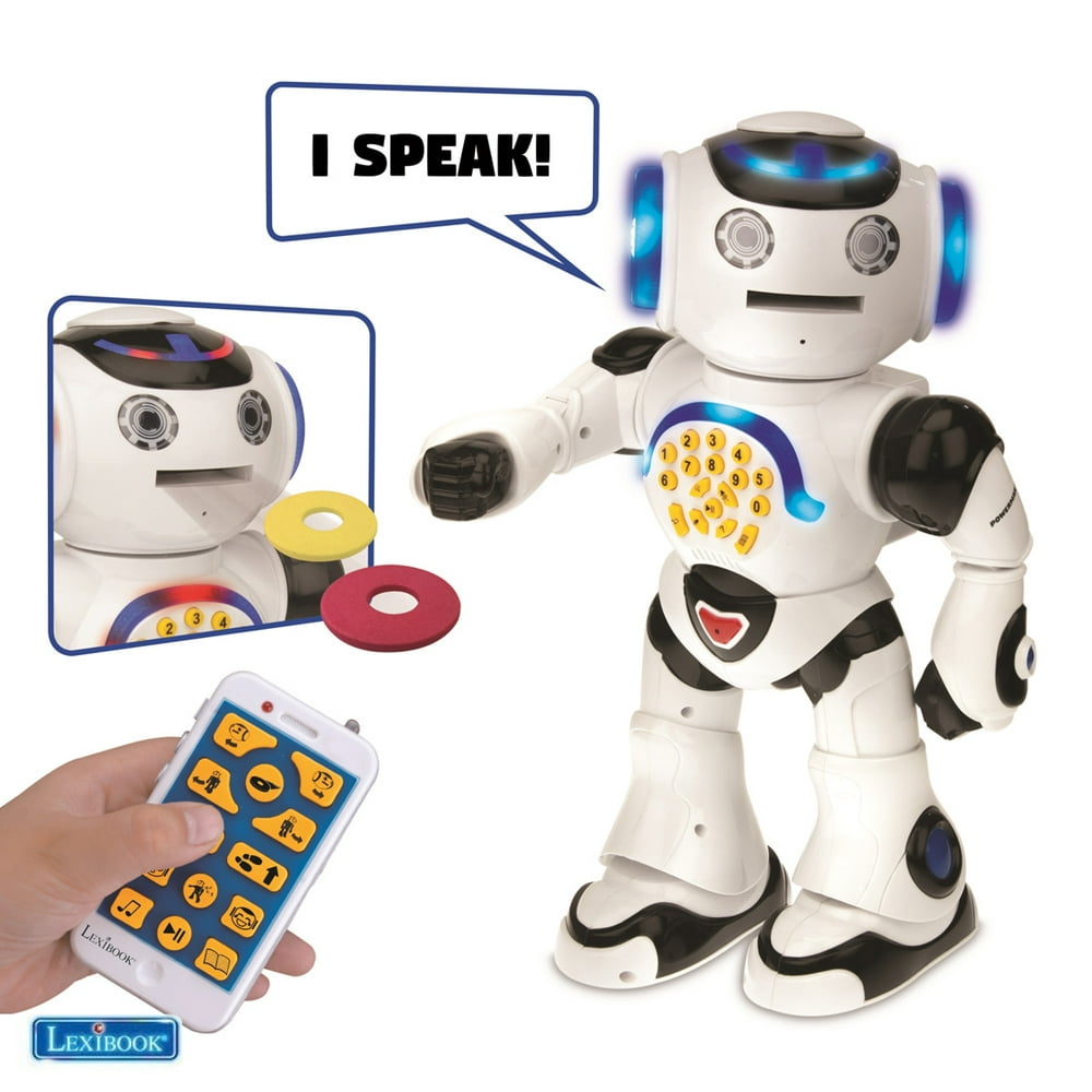 Lexibook Powerman Remote Control Walking Talking Toy Robot, Dances