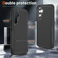 thumbnail image 3 of for Samsung Galaxy A52 5G Back Case, Luxury Hybrid TPU + PC Shockproof Protective Slim Fit Lightweight Durable Anti-falling Thin Phone Case Cover for Samsung Galaxy A52 5G, Black, 3 of 7
