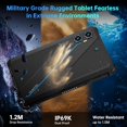 thumbnail image 3 of RT3 Pro Rugged Tablet - 8 Inch HD Industrial Android 14 Tablets, 16GB+128GB 1TB Expandable, 5150mAh Battery Tablet PC, 16+8MP Camera, IP68&IP69K, 4G Dual SIM/5G WiFi/BT5.0/NFC, 3 of 17