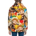 thumbnail image 4 of Lsque Sml Jeffy Patten Youth Hoodie Sweatshirt Pullover with Kangaroo Pocket Boys and Girls Hoodie Warm Hoodie for Kids, 4 of 8