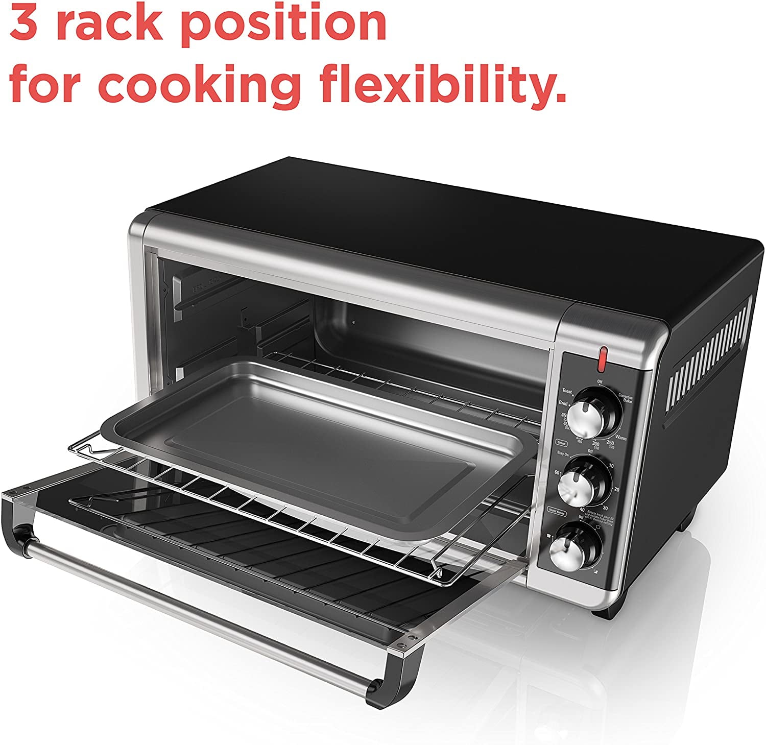 BLACK+DECKER Extra Wide Convection Countertop Toaster Oven - household  items - by owner - housewares sale - craigslist