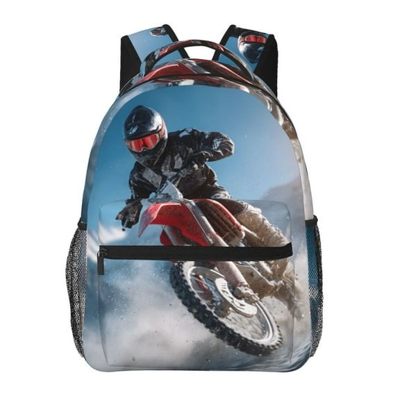 Juoritu Polyester Canvas Lightweight Backpack with Laptop Compartment, Unisex