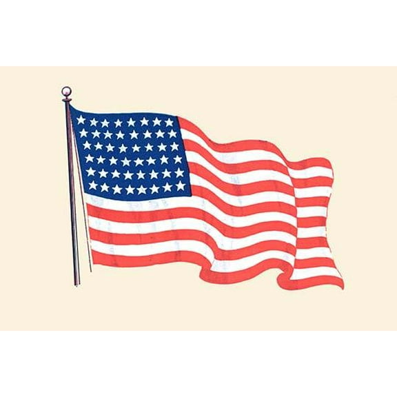 The American Flag-Fine Art Canvas Print (20" x 30")