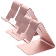 thumbnail image 1 of MasteelfCA 2pcs Sturdy Aluminium Alloy Mobile Phone Holder Desktop Metal Phone Stand Phone Accessory, 1 of 7