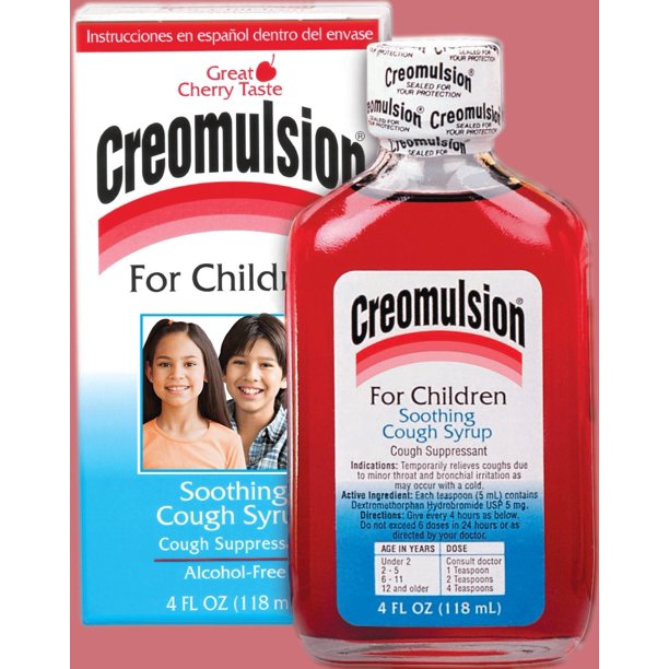 Creomulsion Children's Cough Medicine, 4 Fl Oz Walmart