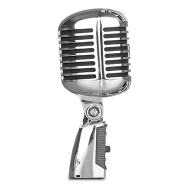 Vintage Metal Microphone for 55SH Classic Dynamic Wired Handheld Mic Live Recording Karaoke Studio