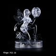 thumbnail image 1 of 3D Crystal Puzzle Jig-saw Clear Twelve 12 Constellation Astrolog Flash LED Light, 1 of 3