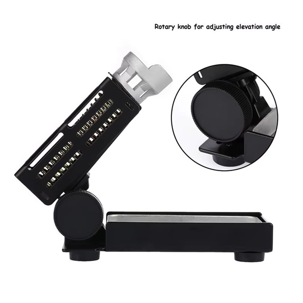 yaaqii Adjustable soldering iron stand, elevation angle, comes with 1 cleaning sponge