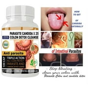 Parasite Cleanse DETOX Liver Colon Yeast Killer Pills All Natural detox candida