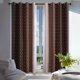 thumbnail image 5 of Cortinas elegantes con efecto gradiente oscuro, aislamiento térmico, adecuadas para balcón, dormitorio y sala de estar, juego de dos, marrón, 5 of 8