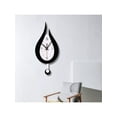 thumbnail image 3 of Modern Water Dropping Design Wall Clock for Creative Acyrlic Pendulum Clock for Home Bedroom Living Room Office Decorati, 3 of 11