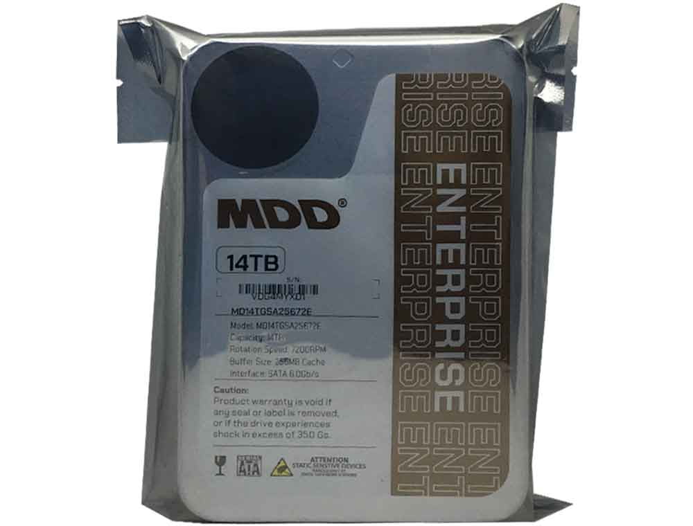 MDD 14TB 7200 RPM 256MB Cache SATA 6.0Gb/s 3.5inch Internal Enterprise Hard Drive (MDD14TSATA25672E)