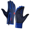 thumbnail image 4 of Guantes de Ciclo Con Cremallera Guantes de Deportes Térmicos Impermebles Con Pantalla Tálil para el Esquí de Senderismo, 4 of 7