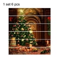 thumbnail image 2 of Pegatinas de escalera 3D visual árbol de Navidad calcomanías de escalera pasillo escalera decoración impermeable 6 piezas Speravity HA008710-00, 2 of 7