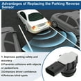 thumbnail image 4 of Sensor de Estacionamiento Inverso No.52112205AA para Chrysler Pacifica 2017-2023 Sensor de Asistencia de Estacionamiento Negro 1 Pc, 4 of 6