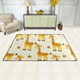thumbnail image 3 of Coolnut Lightweight Soft Area Rugs 60 x 39 inch (5'x 3'3"), Wild Giraffe Floor Mat for Kids Playing Room Hardwood Floor Living Room Nursery Rugs, 3 of 6