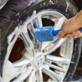 thumbnail image 1 of Brosse de Roue de Voiture Outil de Lavage Réutilisable pour Garde-Boue Moteurs Tissu en Microfibre Bouchons de Porte de Roue Bleu, 1 of 7