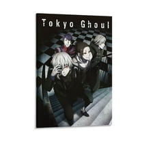 Tokyo Ghoul Anime Poster Canvas Wall Art Prints Poster Gifts Photo Picture Painting Posters Room Decor Home Decorative 20x30inch(50x75cm)