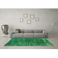 thumbnail image 3 of Ahgly Company Indoor Rectangle Oriental Green Industrial Area Rugs, 2' x 5', 3 of 4