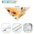 thumbnail image 6 of Dog Bandana 2 Pack,Newspaper Text Sunflower Pattern Bandanas for Dogs,Cat Bandana,Small/ Large Dog Bandana 2 Size,Dog Bandanas Girl Boy, 6 of 6