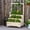Natural + Wood, variant on 53 H Raised Garden Bed with Trellis, 3-Tiers Vertical Planter Box on Wheels with Storage, Natural Wood, for Flowers Vegetables Herbs