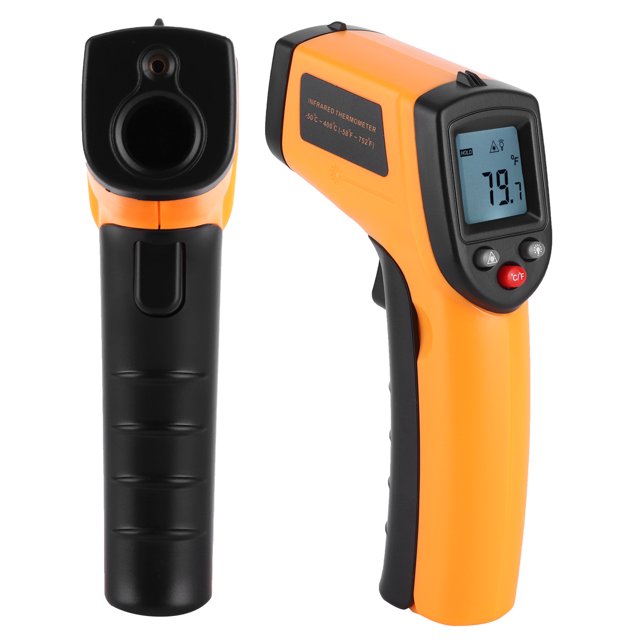 Termómetro sin contacto, GM320 -50-400 ℃ Medidor de temperatura infrarrojo industrial Termómetro industrial Características mejoradas
