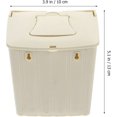 thumbnail image 2 of Bird Cage Feeder Parrot Breeding Nest Plastic Cockatiel Box Tree Hanging Bird Hut Habitat, 2 of 5