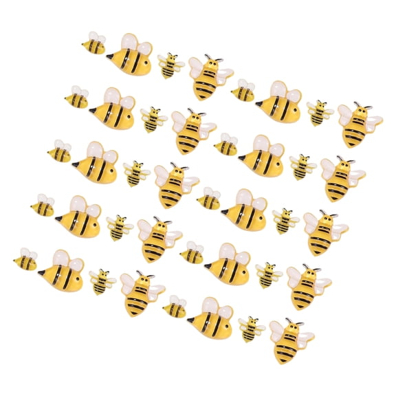 TABLZONE Resin Bees Assorted Color for Decoration 3D Design Elegant Home Decor