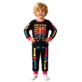 thumbnail image 4 of Kcolen Halloween Gifts Halloween Pajamas Outfit 2 Piece,Cute Halloween Print Long Sleeve Top & Long Pants Fall Winter Sleepwear Set, 4 of 10