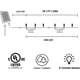 thumbnail image 3 of Paquetes de guirnaldas de luces solares para exteriores, 240 LED, 24 m, extra largas, súper brillantes, luces de hadas impermeables con energía solar, 8 modos de centelleo para Navidad, patio, ár, 3 of 4