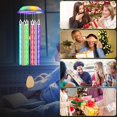 thumbnail image 3 of Qoosea Solar Wind Chimes  6 LED Tubes Color Changing Solar Wind Chimes for Outside  Waterproof Multi-Color Solar Powered Wind Chime Outdoor for Christmas Garden Decoration, 3 of 6