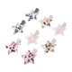 thumbnail image 2 of Assorted Color Star Hair Clips with Bling Sequin for Girls and Women's Perfect for Various Hairstyles 8pcs, 2 of 4