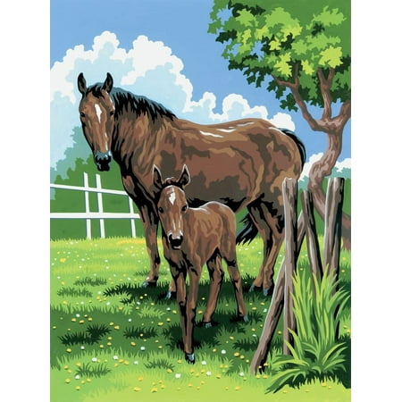 Royal Paint By Number Junior Small Mare & Foal