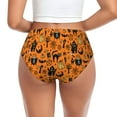 thumbnail image 3 of Womens Underwear pumpkin cat halloween Cuteness No Show Seamless Underwear for Women, Soft Stretch Women's Panties, Hipster Ladies Panties Bikini Underwear Briefs, 3 of 6