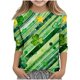 thumbnail image 2 of Blusas y camisas de manga larga y cuello redondo para niños y niñas, estilo casual, original, con estampado de manga 3/4 y cuello redondo, ideal para niñas de 3 a 14 años., 2 of 6