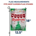thumbnail image 7 of America Forever Merry Christmas Garden Flag 12.5 x 18 inch Double Sided Outdoor Yard Vintage Christmas Tree Holiday Winter Farmhouse Christmas Decorations Garden Flag, 7 of 7