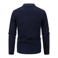 thumbnail image 4 of Dpytoraw 2024 Winter V Neck Cardigan Plus Fleece Thickened Knit Sweater, 4 of 5