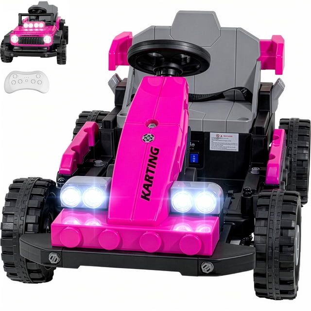 Carro Montable Electrico Little Monkey 2 En 1 Infantil Control Remoto 12 V