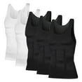 thumbnail image 1 of 5PCS Hombres Body Shaper Adelgazante Tummy Shaping Chaleco Tight Fit Underhirt Tank-Tops MABOTO XL, 1 of 7