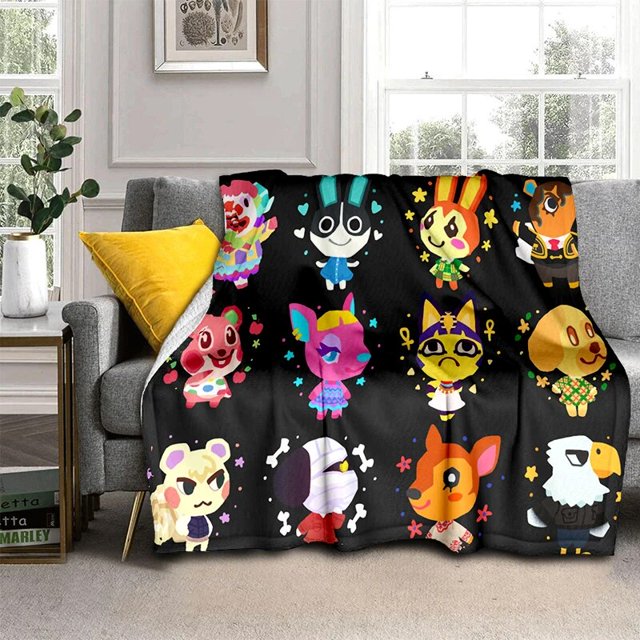 Manta kawaii de dibujos animados para niños, ropa de cama de viaje, sofá, sofá, cama, regalo de cumpleaños
