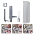 thumbnail image 2 of Visland Stripped Screw Extractor Set 1/2 3/4 Inch Valve Faucet Wire Extractor Broken Bolt Remover Damaged Water Pipe Removal Tool, 2 of 7