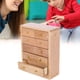 thumbnail image 5 of Cajonera de 5 capas para casa de muñecas 1:12, minimuebles, accesorios de decoración para casa de muñecas de madera, cajonera de 5 capas, 5 of 12