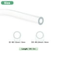 thumbnail image 3 of Clear Plastic Tubing, 0.12Inch(3.0mm) ID 0.24Inch(6mm) OD, 16ft(5m) Length Tube Vinyl Tubing For Garden, 3 of 6