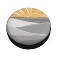 thumbnail image 3 of XMXY Sun Gray Abstract Spare Tire Cover，Universal Waterproof Cover for Jeep RV Tire Wheel Protection 17 inch, 3 of 8
